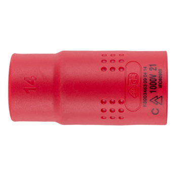 VASO AISLADO HEX 1/2" VDE 14MM