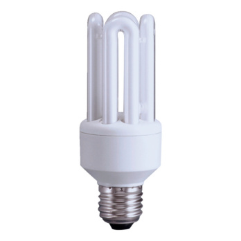 Lámpara de bajo consumo E27 con 4 tubos