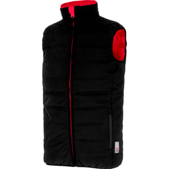 CHALECO REVERSIBLE NEGRO/ROJO S
