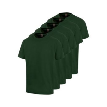 PACK 5 CAMISETAS VERDE XXL
