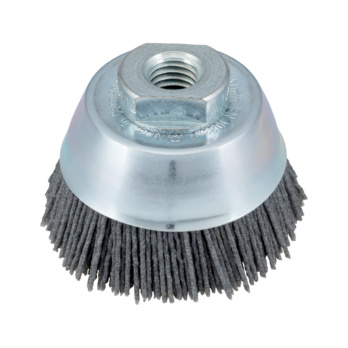 Wire cup brush with carbide bristles LONGLIFE