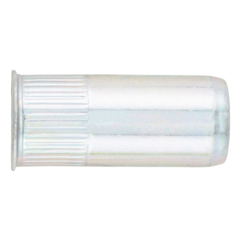 Small cs hd steel zinc plated knurled shank closed