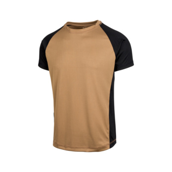 CAMISETA DRY-TECH BEIGE/NEGRO S