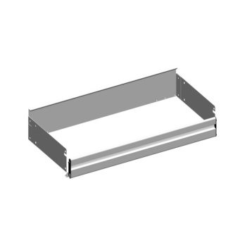 Estantería almacenamiento aluminio paredes, 105 mm