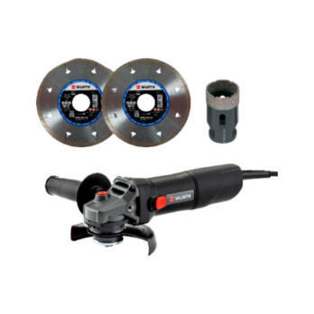 Set EWS-7-115 con disco corte SUPERFINE 4 pz.