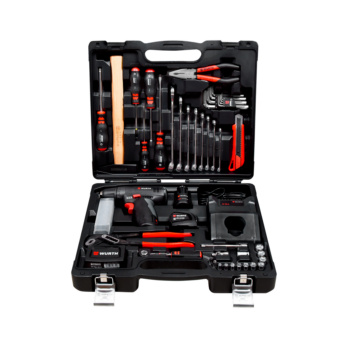 Tool assortment with cordless drill/driver 75 pcs