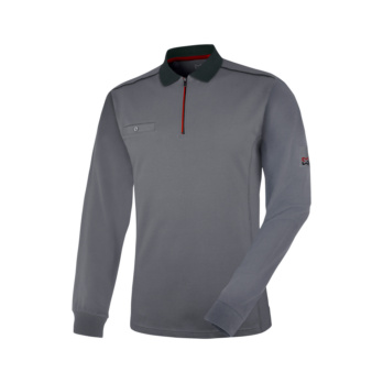 POLO ML STRETCH X GRIS L