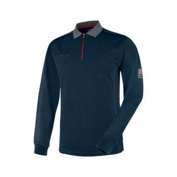 POLO ML STRETCH X AZUL L