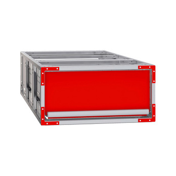 Cajón para maletero con panel de aluminio