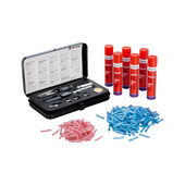 Gas soldering device assortment/set