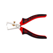 Wire stripping pliers, adjustable