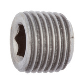 Threaded plug, hexagon socket inch