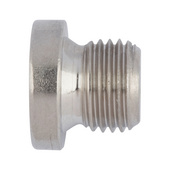 Threaded plug, flange a. hexagon socket