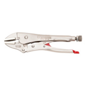 Locking pliers, straight jaws