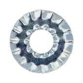 Serrated lock washers