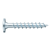 Chipboard screw, rear wall