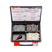 Gypsum plasterboard anchor assortment/set