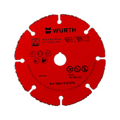 Cutting disc carbide-tipped