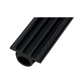 Rail insulation profile, C-mounting rail