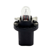 Plastic socket bulb, vehicle