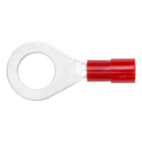 Crimp cable lug insulated ring shape