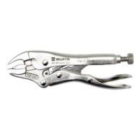 Locking pliers w. half-round jaws, American vers.