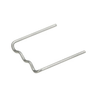 Staple for plastic melting tool