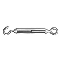 Turnbuckle with hook and eye