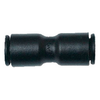 Straight passage connector, plastic