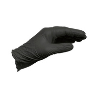 Guantes desechables, nitrilo Sin polvo, negros