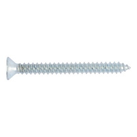 Tapping screw, countersunk head DIN 7982, zinc-plated steel, blue passivated (A2K), TX, shape C