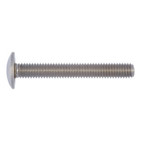 Slotted round head screw W-0226, A2 stainless steel, plain, with slot