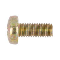 Pan head screw with H cross recess