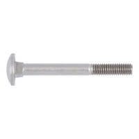 Round head screw with square neck DIN 603, A2 stainless steel, plain