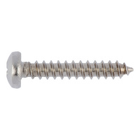 Pan head tapping screw, C shape with H recessed head DIN 7981, A4 stainless steel, shape C, with tip