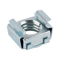 Cage nut WN 0381 zinc-plated steel, blue passivated (A2K) without circlip