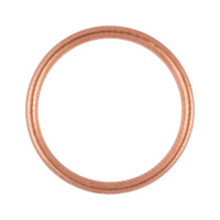 Sealing ring, copper filling seal shape C