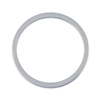 Sealing ring, aluminium, shape A