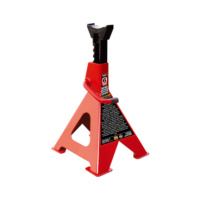 Axle stand w. self-locking ratchet, large saddle