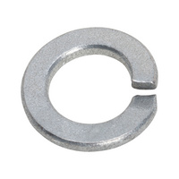 Lock washer DIN 127, steel, mechanically applied zinc coating