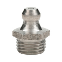 Cone grease nipple shape A, straight DIN 71412, shape A, A1 stainless steel