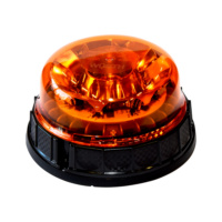 LED rotating beacon with carbon look  