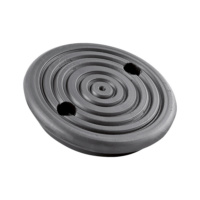 Rubber plate, round