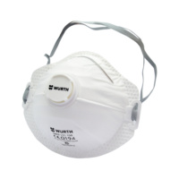 Disposable breathing mask FFP2 with valve