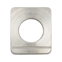 Square wedge-shaped washer DIN 435, A4 stainless steel, for I-section