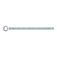 Eye bolt with full thread DIN 444, steel 4.6, zinc-plated, blue passivated (A2K), shape LB