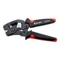 Crimping tool with front loading