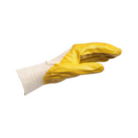 Economy nitrile glove, yellow