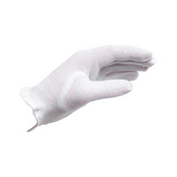 Tricot glove, cotton