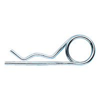 Spring cotter pin With double loop, zinc-plated steel